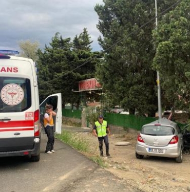 Tekirdağda yolcu otobüsü ile otomobil çarpıştığı kaza kamerada 1 ölü 2 yaralı
