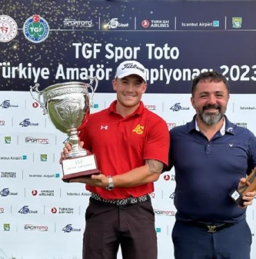 TGF Spor Toto Türkiye Amatör Şampiyonasında kazanan Leon Kerem Açıkalın oldu