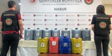 TIRın yakıt deposunda 245 kilo sıvı metamfetamin ele geçirildi