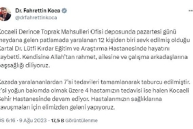 TMO silolarındaki patlamada yaralılardan 1i yaşamını yitirdi 2