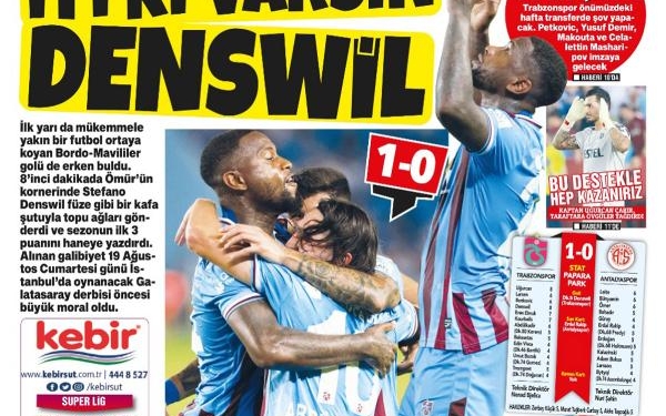 Trabzonsporun çileli zaferi