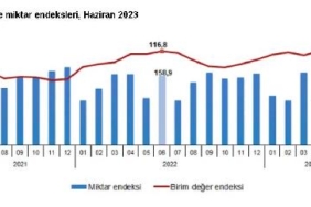 TÜİK Dış ticaret haddi haziranda ve ikinci çeyrekte arttı