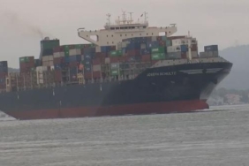 Ukraynadan hareket eden Joseph Schulte adlı gemi İstanbul Boğazında