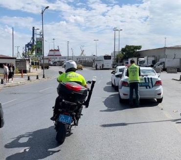 Üsküdarda denetime takılan taksici üst üste iki ceza yedi