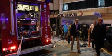 Yalovada hastanede yangın 61 hasta tahliye edildi