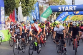 Yol Bisiklet Yarışı Bakan Osman Aşkın Bakın startı ile koşuldu