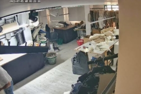 Zeytinburnunda deri atölyesinden çöp poşetiyle hırsızlık iddiası