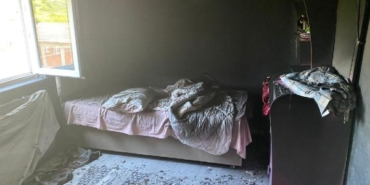 Zonguldakta 3 katlı binada yangın