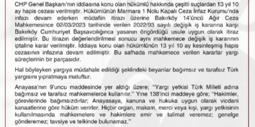 Adalet Bakanlığı: Kılıçdaroğlu'nun iddiaları gerçeği yansıtmamaktadır