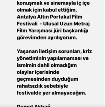 'Kanun Hükmü' filminin yeniden seçkiden çıkarılmasına Altın Portakallı sanatçılardan tepki (2) 9 'Kanun Hükmü' filminin yeniden seçkiden çıkarılmasına Altın Portakallı sanatçılardan tepki (2)