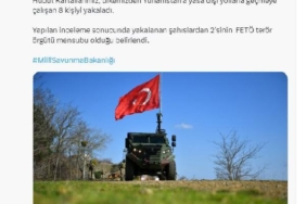 MSB: Yunanistan'a geçmeye çalışan 2'si FETÖ menbusu, 8 kişi yakalandı