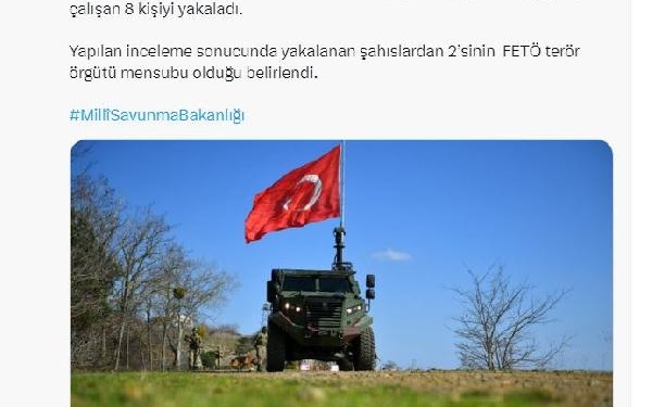 MSB: Yunanistan'a geçmeye çalışan 2'si FETÖ menbusu, 8 kişi yakalandı 6 MSB: Yunanistan'a geçmeye çalışan 2'si FETÖ menbusu, 8 kişi yakalandı