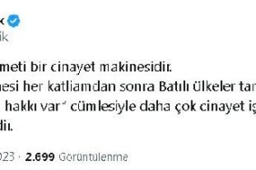AK Parti'li Çelik: Netanyahu hükümeti bir cinayet makinesidir