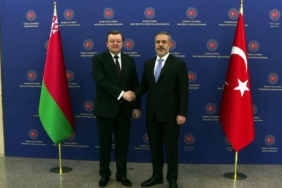 Bakan Fidan, Belaruslu mevkidaşı ile bir araya geldi