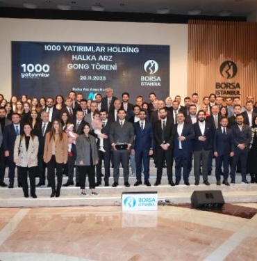 Borsa İstanbul’da gong 1000 Yatırımlar Holding için çaldı