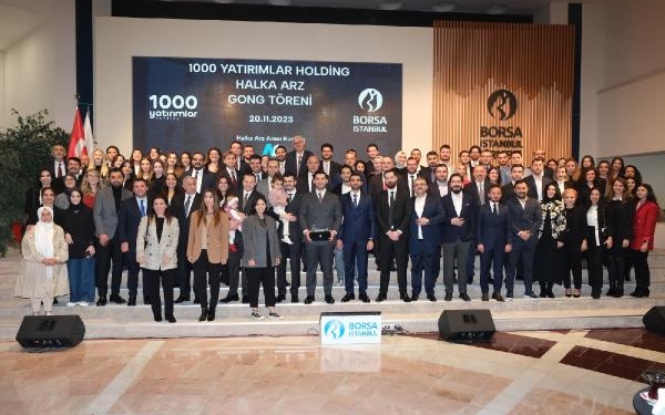 Borsa İstanbul’da gong 1000 Yatırımlar Holding için çaldı
