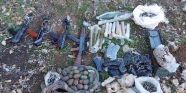MSB: Irak'ın kuzeyinde terör örgütü PKK'ya ait çok sayıda silah ele geçirildi