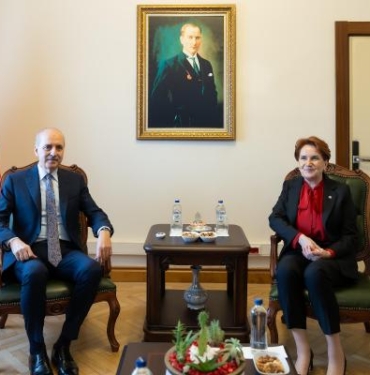 TBMM Başkanı Kurtulmuş, Akşener ile görüştü 7 TBMM Başkanı Kurtulmuş, Akşener ile görüştü