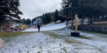 Uludağ'a mevsimin ilk karı yağdı / Ek fotoğraflar