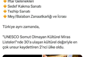 4 kültürel miras daha UNESCO listesinde