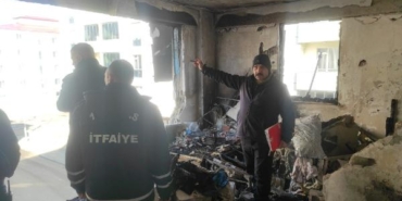 6 kişinin yaralandığı doğal gaz patlamasında, 14 daire hasar gördü