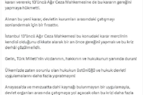 Akşener: İstanbul 13'üncü Ağır Ceza Mahkemesi, gereğini yapmalıdır