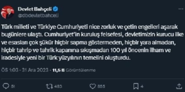 Bahçeli: Türk sporunu kirli amaçlarına alet etmek isteyenlerin karşılarında sapasağlam duracağız
