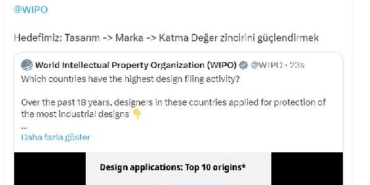 Bakan Kacır: Türkiye, yerli tasarım başvurusunda dünyada 2'nci sırada - Yeniden
