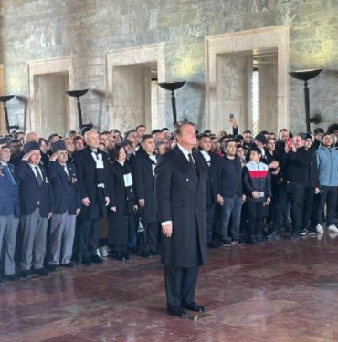 Beşiktaş'ta yeni yönetimden Anıtkabir'e ziyaret