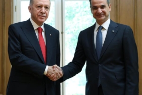 Cumhurbaşkanı Erdoğan, Yunanistan Başbakanı Miçotakis ile görüştü