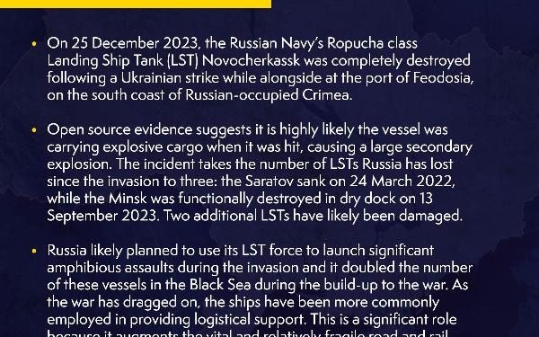 İngiltere: Rus savaş gemisi Novocherkassk tamamen yok edildi