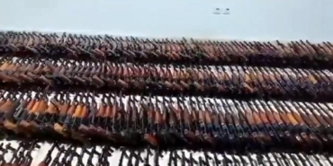 Irak'ın kuzeyinde çok sayıda silah ve mühimmat ele geçirildi