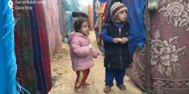 Şiddetli yağışlar, Gazze’deki yaşam şartlarını ağırlaştırdı