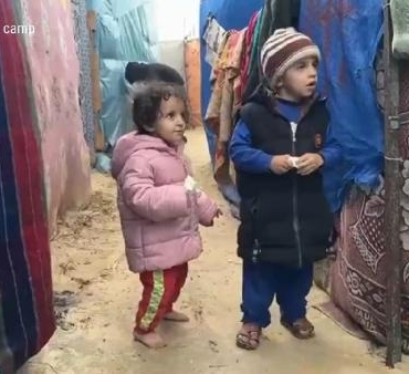 Şiddetli yağışlar, Gazze’deki yaşam şartlarını ağırlaştırdı