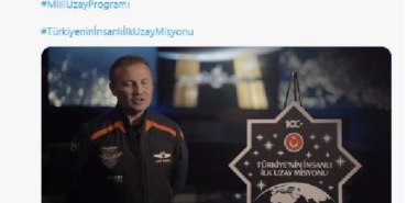 Türkiye'nin ilk yolcusu, 9 Ocak'ta uzaya gidecek