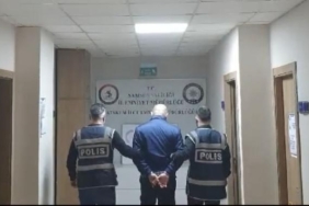 Uyuşturucu hükümlüsü, yangın merdiveninden kaçarken yakalandı