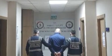 Uyuşturucu hükümlüsü, yangın merdiveninden kaçarken yakalandı