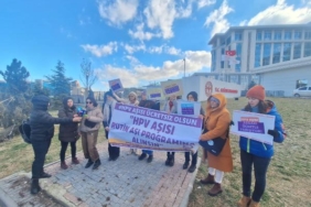 Ankara'da 'HPV aşısı' için basın açıklaması