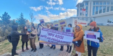 Ankara'da 'HPV aşısı' için basın açıklaması 8 Ankara'da 'HPV aşısı' için basın açıklaması