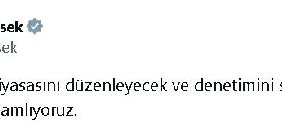 Bakan Şimşek: Kripto piyasasını düzenleyecek çalışmalarımızı tamamlıyoruz 35 Bakan Şimşek: Kripto piyasasını düzenleyecek çalışmalarımızı tamamlıyoruz