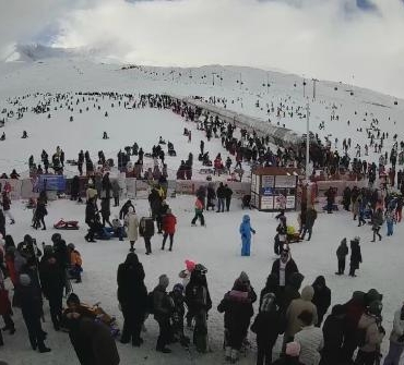 Erciyes, hafta sonu 123 bin ziyaretçiyi ağırladı