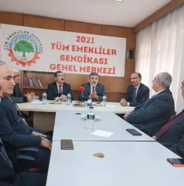 Milli Yol Partisi Genel Başkanı Çayır, 2021 Tüm Emekli-Sen’i ziyaret etti