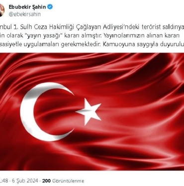 Çağlayan Adliyesi'ndeki saldırıya ilişkin yayın yasağı getirildi