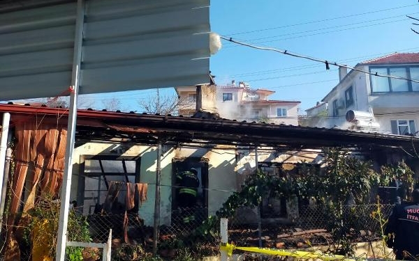 Sobadan çıkan yangında öldü