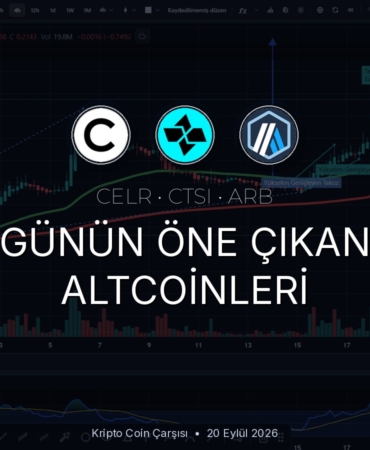 Günün öne çıkan altcoinleri CELR CTSI ARB kapak