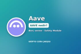 Aave (AAVE) nedir kapak: Aave logosu, borç verme ve Safety Module