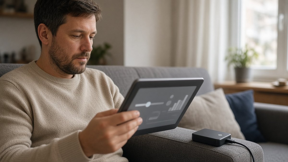 Evde tablette stake kilit süresini seçen kullanıcı, ASTER staking ve veASTER ödülleri için temsili görsel