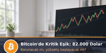 Bitcoin'de Kritik Eşik: 82.000 Dolar Korunacak mı, Yeni Yükseliş Başlayacak mı? 6 Bitcoin teknik analizi kapak görseli: 82.000 dolar kritik eşik ve Bitcoin logosu