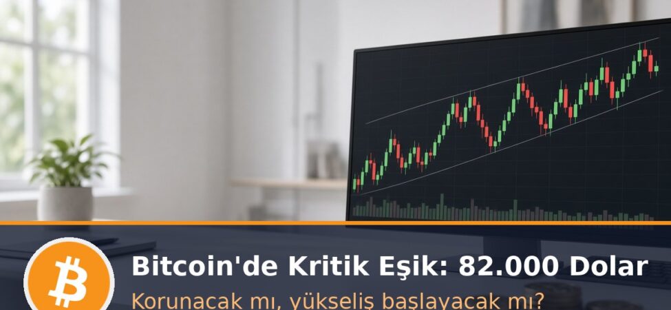 Bitcoin'de Kritik Eşik: 82.000 Dolar Korunacak mı, Yeni Yükseliş Başlayacak mı? 21 Bitcoin teknik analizi kapak görseli: 82.000 dolar kritik eşik ve Bitcoin logosu