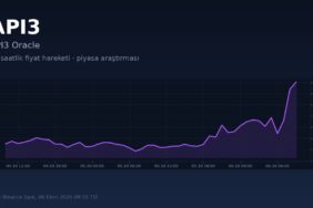 API3 Coin Neden Hareketlendi? OEV, AirnodeHub ve 48 Saatlik Veri 7 API3 coin 48 saatlik piyasa hareketi kapak görseli